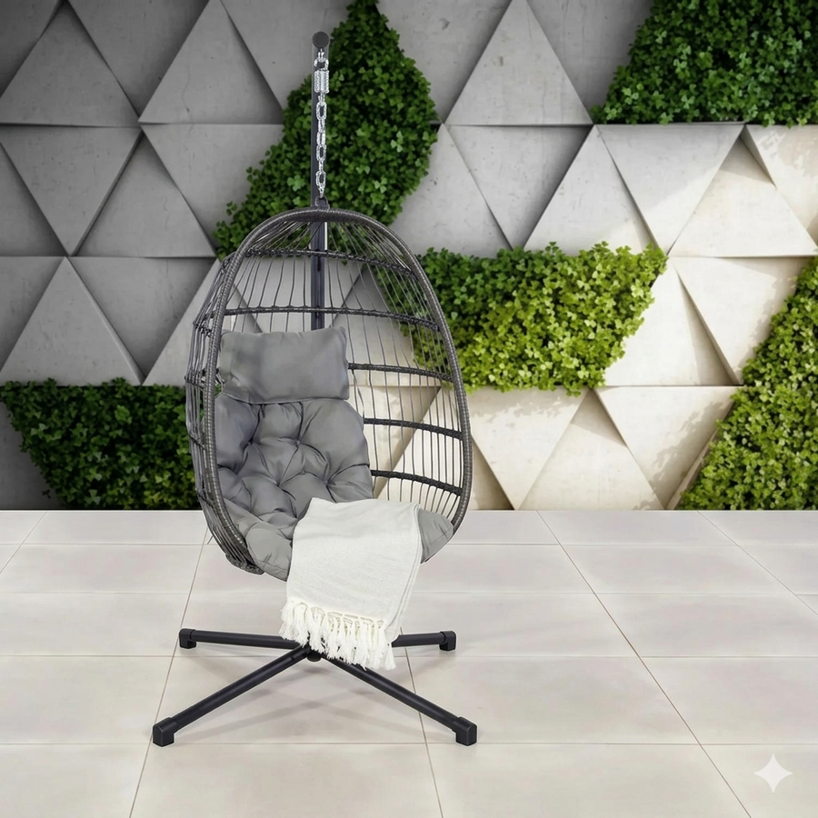 Viseća fotelja Mediterraneo Cosy Grey