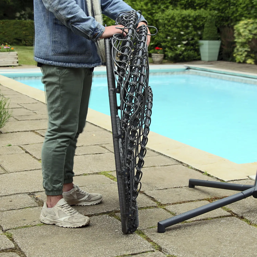 Viseća fotelja Mediterraneo Cosy Grey