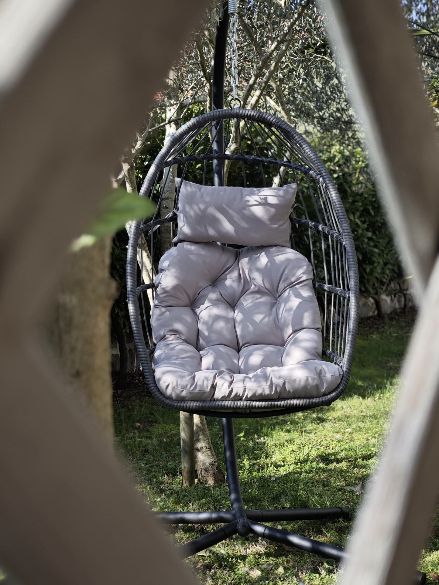 Viseća fotelja Mediterraneo Cosy Grey