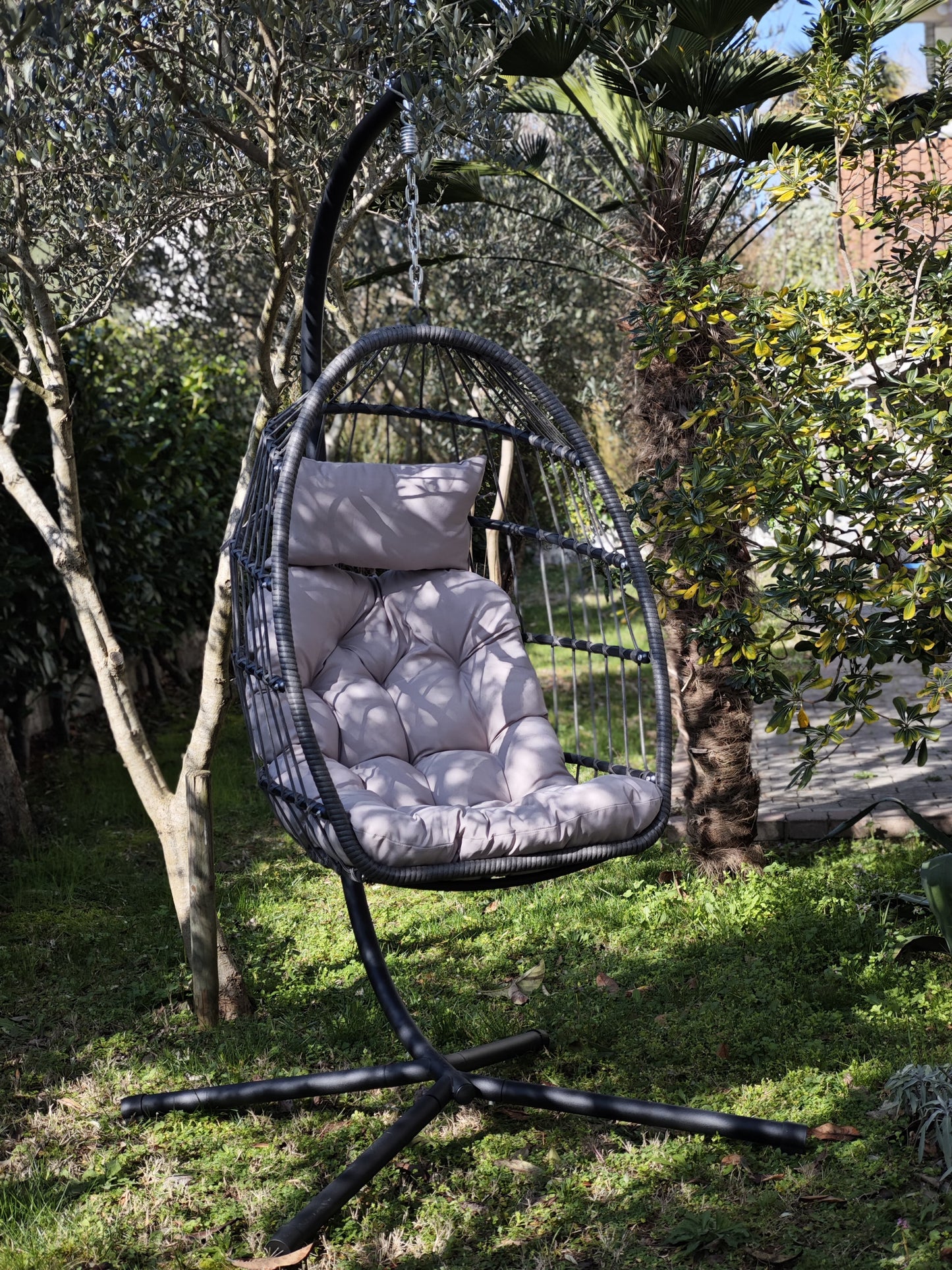 Viseća fotelja Mediterraneo Cosy Grey