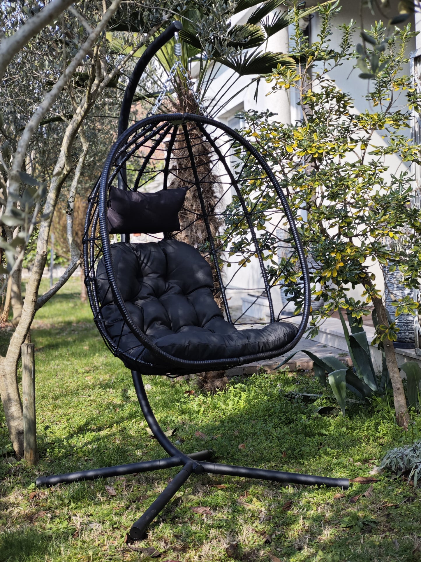 Viseća fotelja Mediterraneo Black